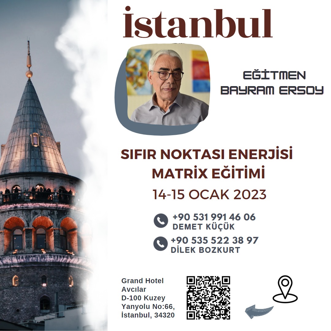 İstanbul Sıfır Noktası Enerjisi Eğitimi